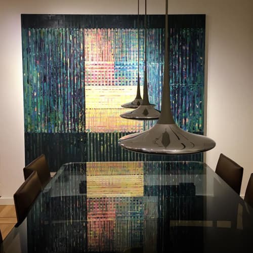 Painting (Abstract) | Oil And Acrylic Painting in Paintings by Seçil Art Studio London. Item composed of canvas