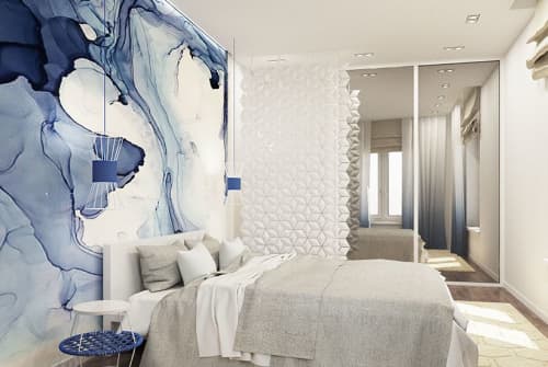 Hotel Room Decoration | Divider in Decorative Objects by Bloomming, Bas van Leeuwen & Mireille Meijs. Item composed of synthetic