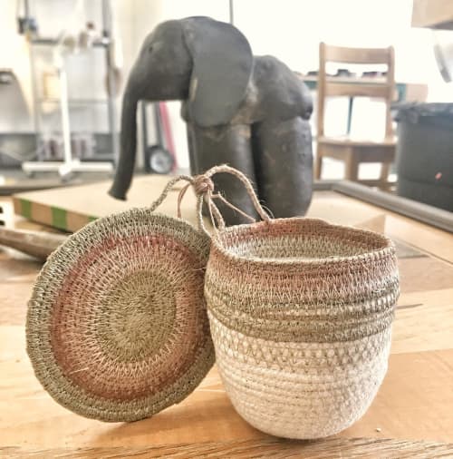 Mini Rope Basket | Storage Basket in Storage by MOkun | 1890 Bryant Street Studios in San Francisco. Item made of fiber