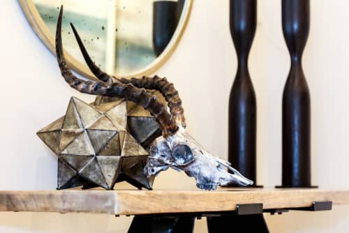 Africa | Ornament in Decorative Objects by Gypsy Mountain Skulls. Item in boho or country & farmhouse style