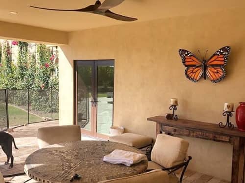 35" Monarch Butterfly | Sculptures by Steve Nielsen Art. Item composed of steel