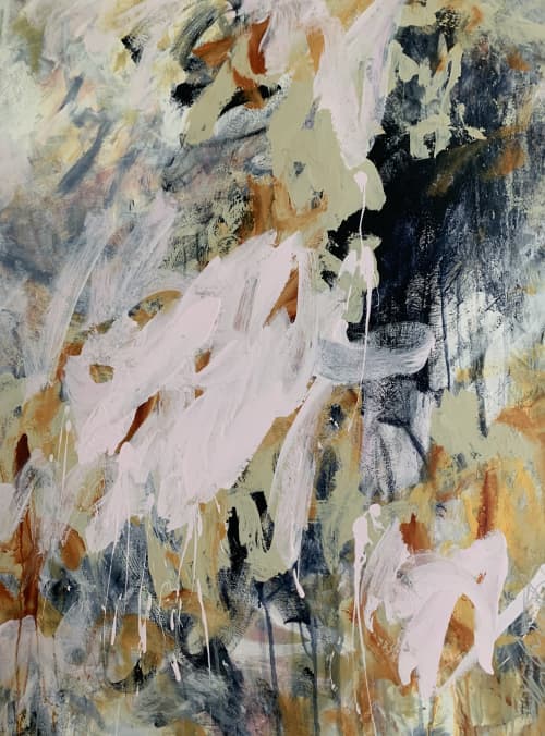 You Put A Spell On Me Baby 🔴 | Oil And Acrylic Painting in Paintings by Darlene Watson Abstract Artist. Item made of canvas with synthetic
