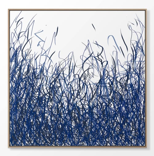 Freehand Rhythm | Oil And Acrylic Painting in Paintings by George Hall Art. Item composed of canvas