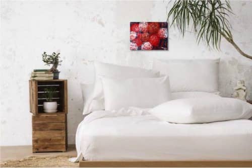 Las peonias de Las Nieves | Oil And Acrylic Painting in Paintings by Elena Parau
