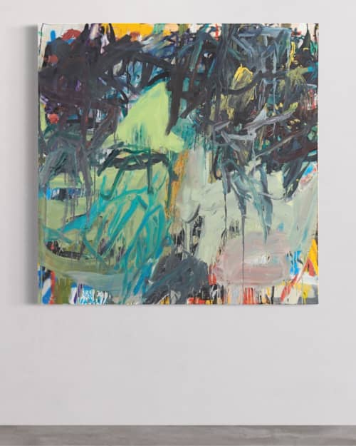 SOLD-Mixed Media Abstract Oil Painting | Oil And Acrylic Painting in Paintings by Ethan Newman