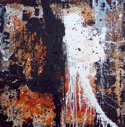 Old World - 36 in. x 36 in. | Oil And Acrylic Painting in Paintings by Brian Elston Art. Item made of canvas