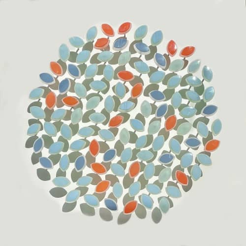 Petals of Hope | Wall Sculpture in Wall Hangings by Carrie Gustafson. Item composed of aluminum and glass