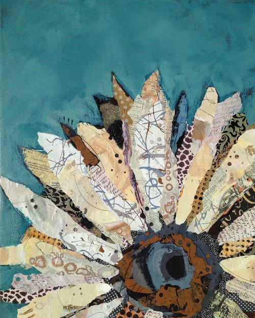 Coming Up Daisies | Mixed Media in Paintings by Shelli Walters Studio