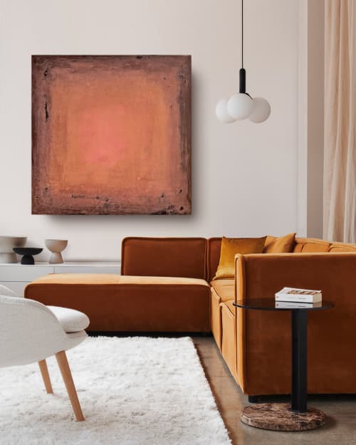 INSIDE OUT · Shades of Rusty Terracotta | INSIDE OUT Collect | Wall Sculpture in Wall Hangings by Sizmari. Item made of fiber works with minimalism & contemporary style