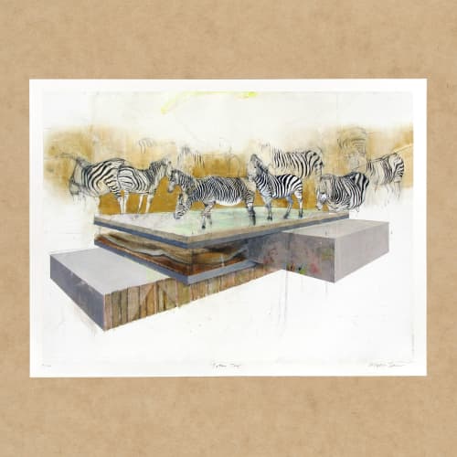 "Pattern Trap" Limited Edition Print | Prints by Alyssa Dennis. Item composed of canvas and paper