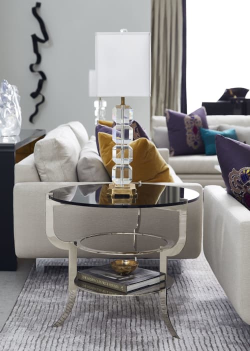 Aria Side Table | Tables by Douglas Design Studio. Item made of steel & glass