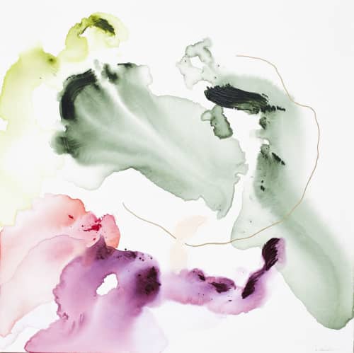 Haven Collection | Number Five | Oil And Acrylic Painting in Paintings by Beth Winterburn | Memphis, TN in Memphis. Item made of canvas with synthetic