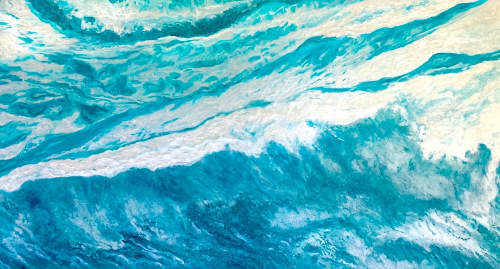 Ebbs and Flows | Oil And Acrylic Painting in Paintings by Gabrielle Shannon. Item composed of synthetic