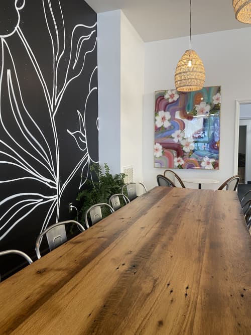 acapulco II | Mixed Media by Amanda M Moody | Raw Crunch and Coffee in Indian Trail. Item composed of aluminum & synthetic compatible with mid century modern and contemporary style