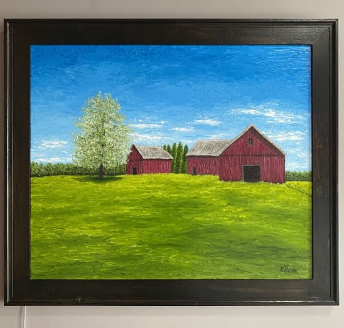Midwest Living | Oil And Acrylic Painting in Paintings by Kristin Pierre Art | Tino's Fine Art & Frames in Gulf Shores. Item composed of canvas
