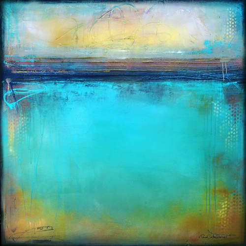 Soul Serenity | Oil And Acrylic Painting in Paintings by Tara Catalano Studios. Item made of canvas & synthetic