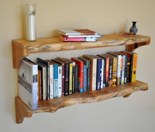 Cottonwood Bookshelves | Ledge in Storage by Zawalich Woodwork + Design. Item made of wood
