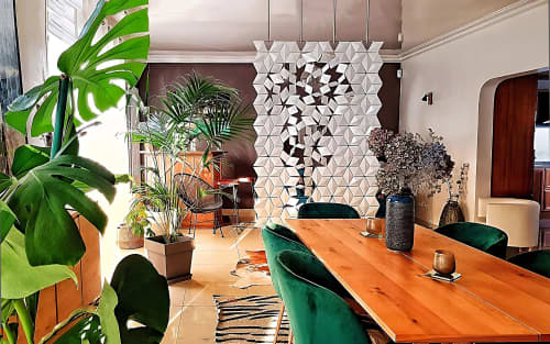Sitting And Dining Room Partition | Divider in Decorative Objects by Bloomming, Bas van Leeuwen & Mireille Meijs. Item composed of steel and synthetic