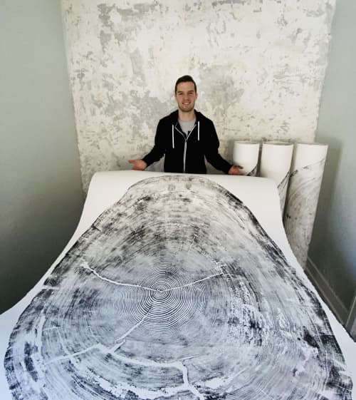 Sitka Spruce, 52x60 inches | Prints by Erik Linton. Item composed of paper