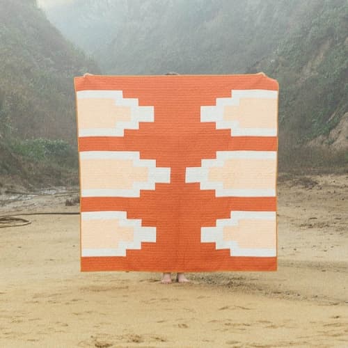 Angel’s Landing Quilt | Linens & Bedding by Vacilando Studios | Casa Joshua Tree in Joshua Tree