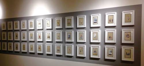 Tarot Cards of Life: the Mortals | Drawings by Andrea Borsuk | Riverside Art Museum in Riverside. Item made of paper
