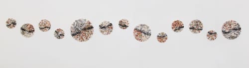 Oak of Autumn | Mixed Media in Paintings by Vero Gonzalez Ugarte. Item composed of linen and paper in contemporary style