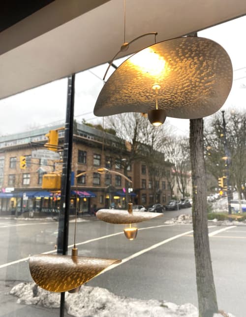 Nymphaea Installation | Pendants by Claudine Gevry Studio | Zebraclub Vancouver in Vancouver. Item made of metal