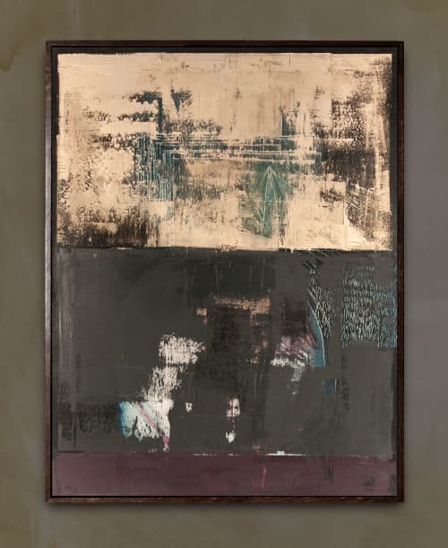 New Work 2021 | Oil And Acrylic Painting in Paintings by Matthew Thomas. Item made of canvas