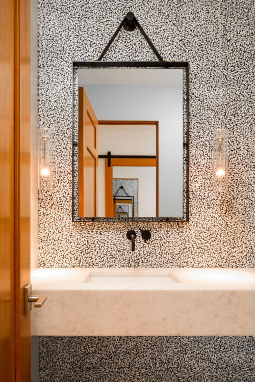 Powder room mirror by Industrial Arts LLC | Wescover Decorative Objects