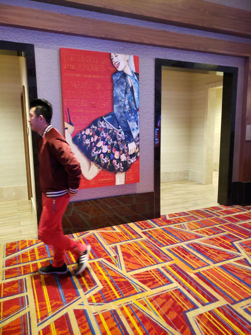Gwen | Mixed Media by Kerri Warner | Hard Rock Hotel and Casino Sacramento in Wheatland. Item composed of wood