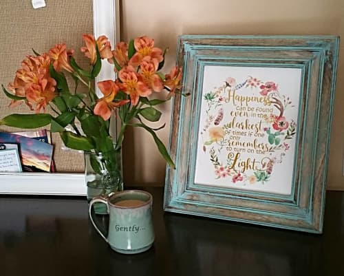 “Gently” Mug | Cups by Suzanne Kleese-Stamps