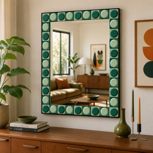 Cadence Mirror | Decorative Objects by Sand & Iron. Item in mid century modern or contemporary style