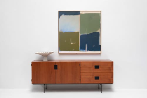'In Balance', original painting by Sarah Kelk - SOLD | Oil And Acrylic Painting in Paintings by Sarah Kelk. Item made of linen with synthetic