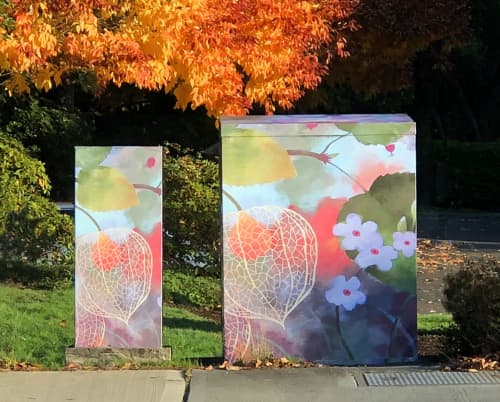Artwork for City of Issaquah, WA | Street Murals by Fred Lisaius. Item composed of synthetic