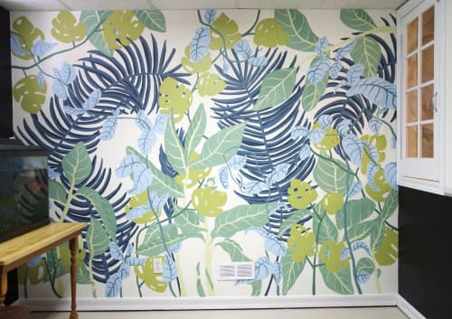 Office Jungle Mural | Murals by Emilie Darlington