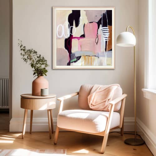 Abstract Print of Original Painting, Glisade | Prints by Sarina Diakos Art. Item made of canvas & paper compatible with minimalism and contemporary style