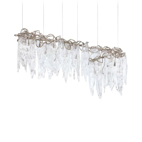 WM105 NIAGARA MODULAR | Chandeliers by alanmizrahilighting | New York in New York. Item composed of bronze and glass