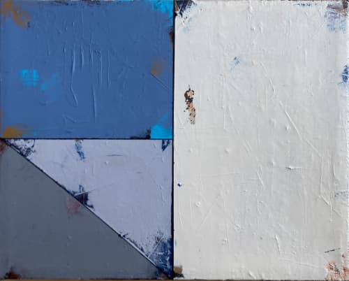 Blue / Gray Study 8x10 Canvas unframed by JD Logan Fine Art
