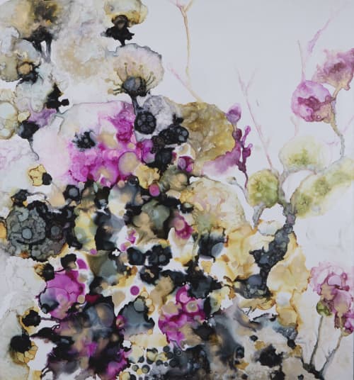 From The Ashes | Watercolor Painting in Paintings by Mishel Schwartz. Item composed of paper and synthetic