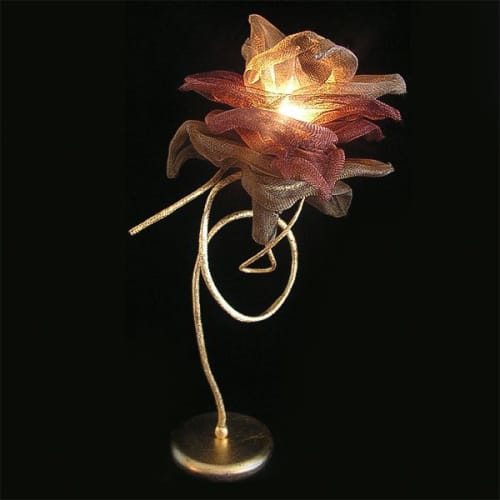 Flower | Table Lamp in Lamps by Fragiskos Bitros. Item composed of metal in modern style