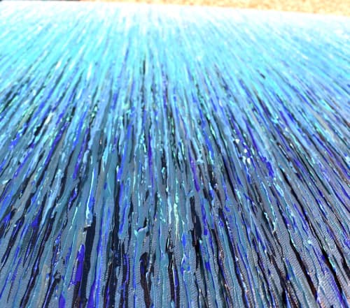 Emergence VII | Oil And Acrylic Painting in Paintings by DANIELA PASQUALINI. Item composed of canvas and synthetic