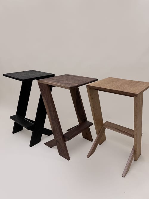 ZEST counter stool | Chairs by In Element Designs. Item made of oak wood