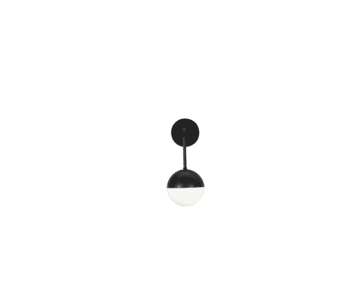 Tona Half-Dome Wall Sconce | Sconces by Atrix Lighting | Los Angeles in Los Angeles. Item composed of steel and glass