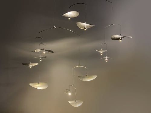 Nymphaea 12 Suspended Light | Pendants by Claudine Gevry Studio | Umbra & Lux in Vancouver. Item composed of metal