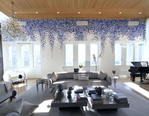 Wisteria | Wall Sculpture in Wall Hangings by Carson Fox Studio. Item made of synthetic