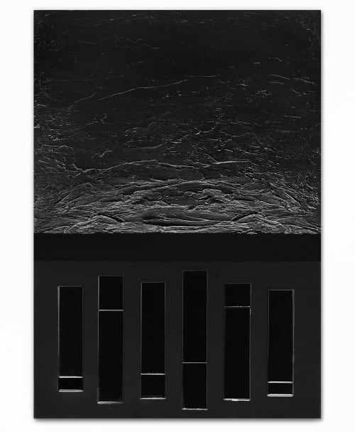 Noir | Oil And Acrylic Painting in Paintings by Alyson Storms | Seattle in Seattle. Item composed of wood and synthetic