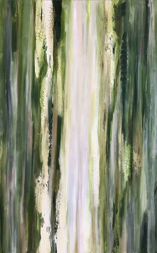 'FOREST' | Oil And Acrylic Painting in Paintings by Linnea Heide contemporary fine art