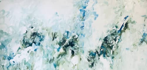 Beginnings | Oil And Acrylic Painting in Paintings by Darlene Watson Abstract Artist. Item composed of canvas and synthetic