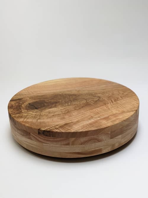 Round plant mover - Ash wood m - made to order | Plant Stand in Plants & Landscape by Kat | Home Studio. Item composed of wood in minimalism or contemporary style