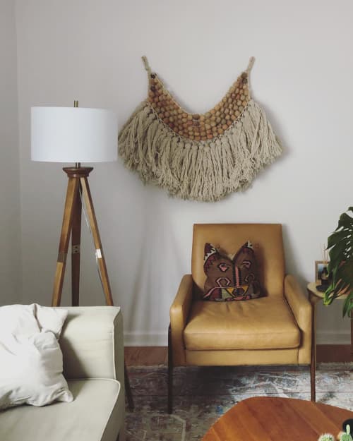 Deconstructed Rosario | Macrame Wall Hanging in Wall Hangings by Liz Robb. Item composed of cotton & fiber